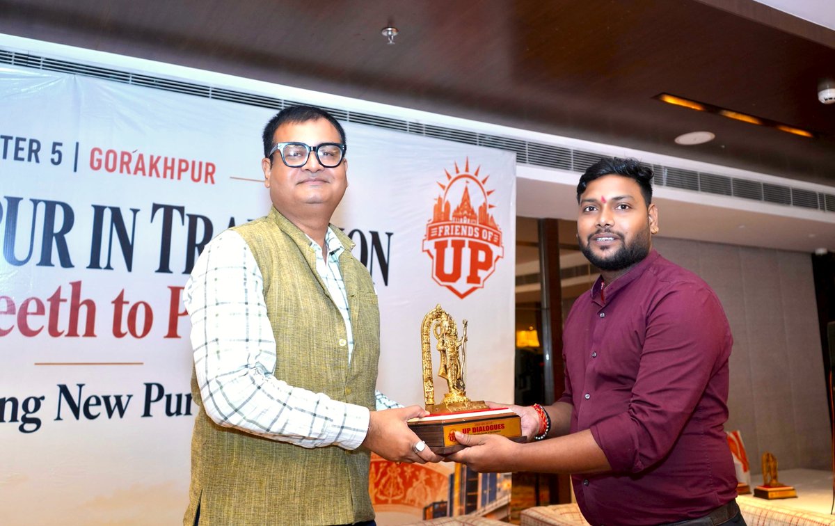 MKSinghGkp's tweet photo. Friends of UP | UP Dialogues
Gorakhpur Edition

A conversation on Gorakhpur’s changing landscape, its people, politics, culture, economy and development—and its growing role in shaping the future of Purvanchal.

#FriendsOfUP https://t.co/OygcQXFVhd