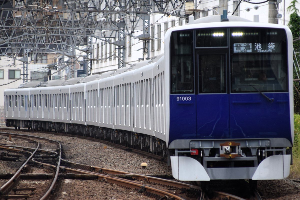 NewKatoChan's tweet photo. 東武東上線下板橋駅で撮影した東武90003Fと90002Fだが、90002Fは準急川越市行に被られたので並んだ姿になりました https://t.co/HDc20BBfeY
