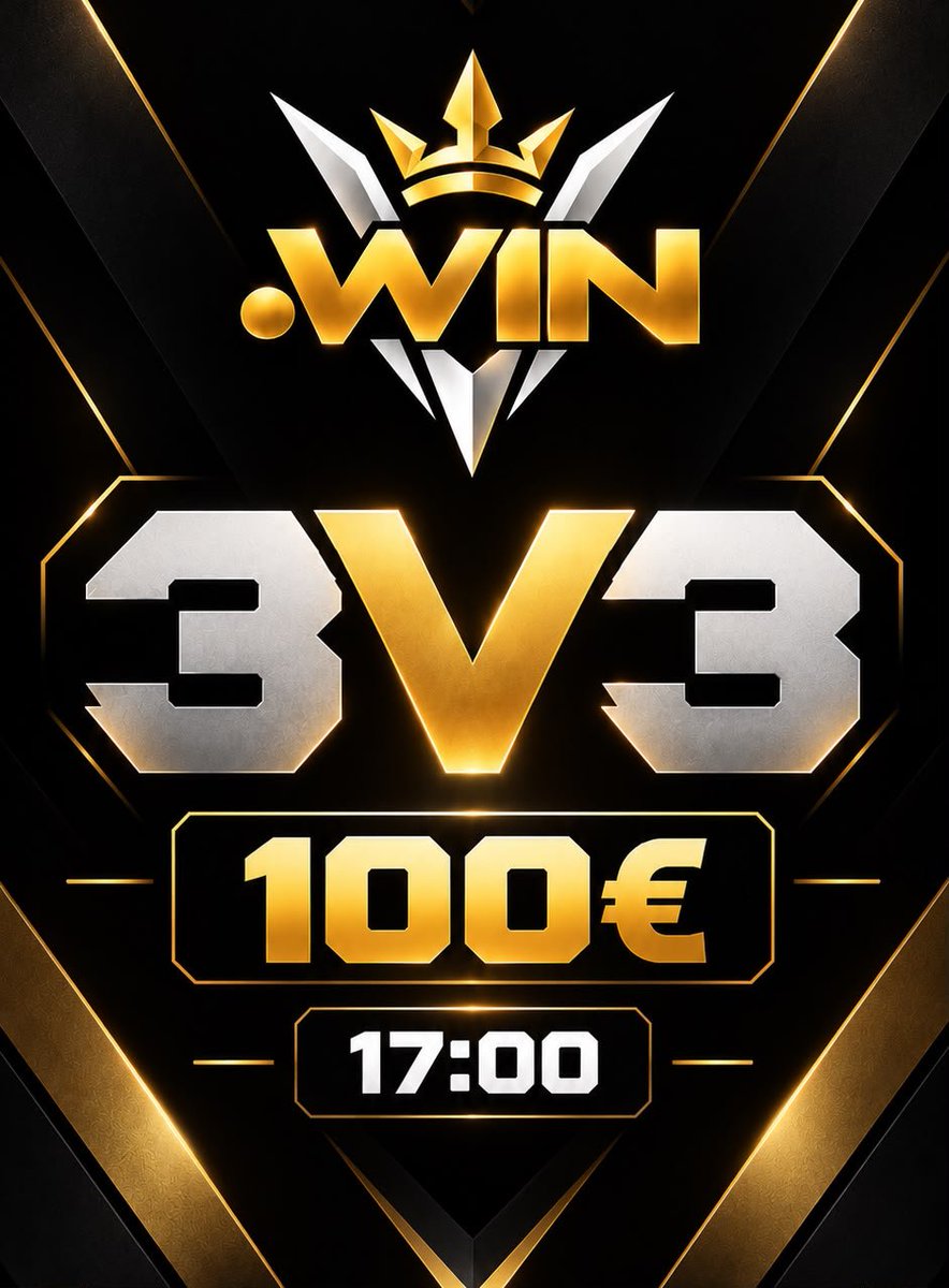 VelorWin's tweet photo. 🏆 3v3 TOURNAMENT — €100 PRIZE

💸 Earn money in every match too
🔥 Free to play

⏰ 17:00 CEST
🔗 https://t.co/rqM0dwTAkv https://t.co/t7UFNsGBIV
