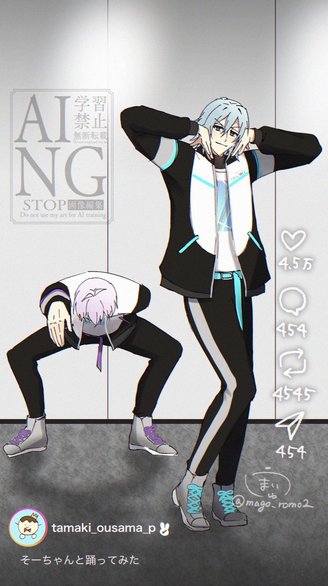 mago_romo2's tweet photo. 構えーーーーッ❗️❗️
(某ソーラン節パロ) https://t.co/UT0euxRSuB