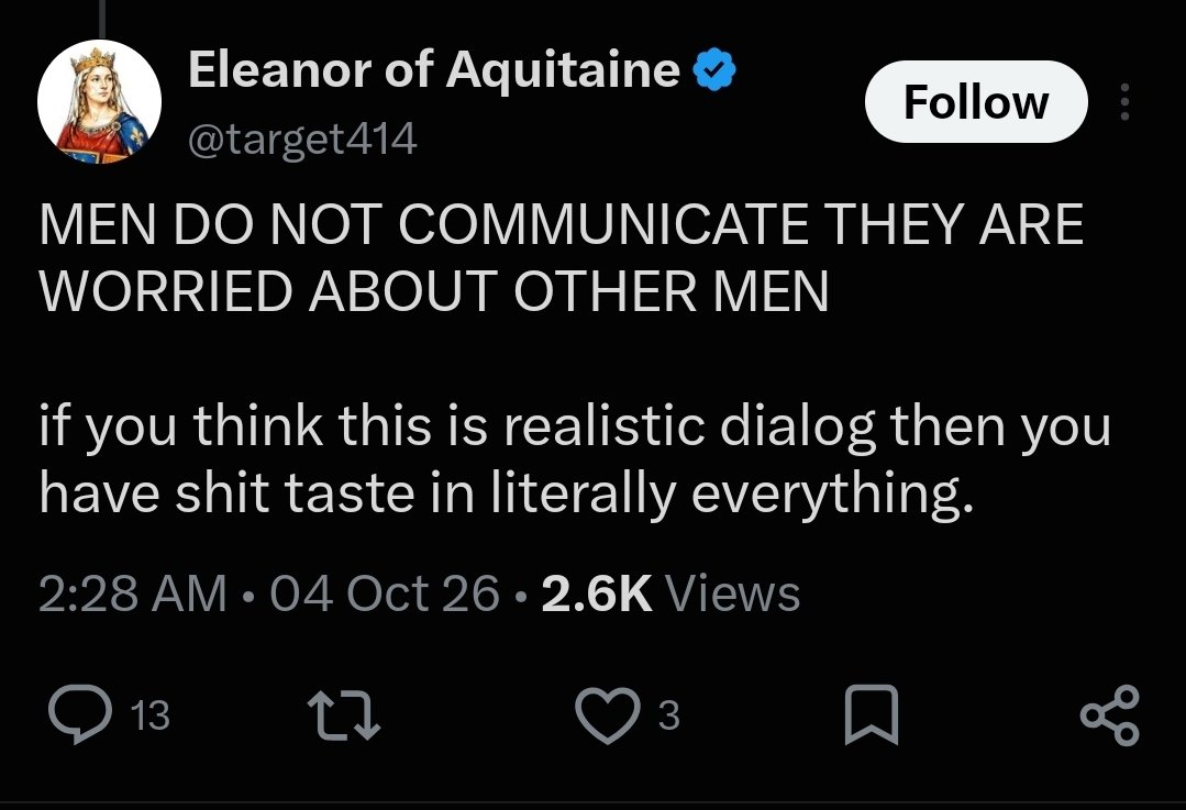 TheNumberPun's tweet photo. @target414 @BlackCobra170 Oh hey, the account so insecure they'd rather their dude friends be mentally unwell than communicate with them, point and laugh https://t.co/qyabCF9GOT