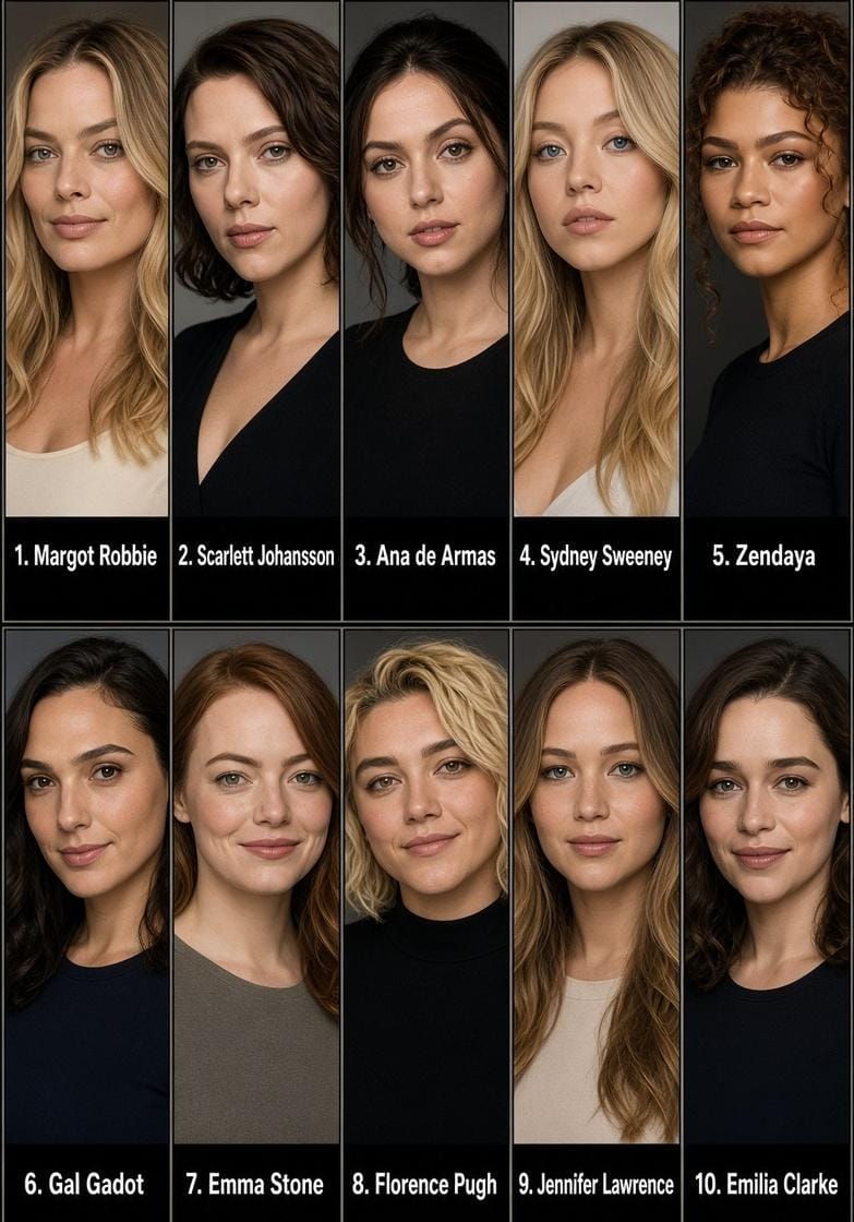 chloemortedz's tweet photo. Hey @grok, keep only the most beautiful actress and remove everyone else. https://t.co/PBPFk639Ho