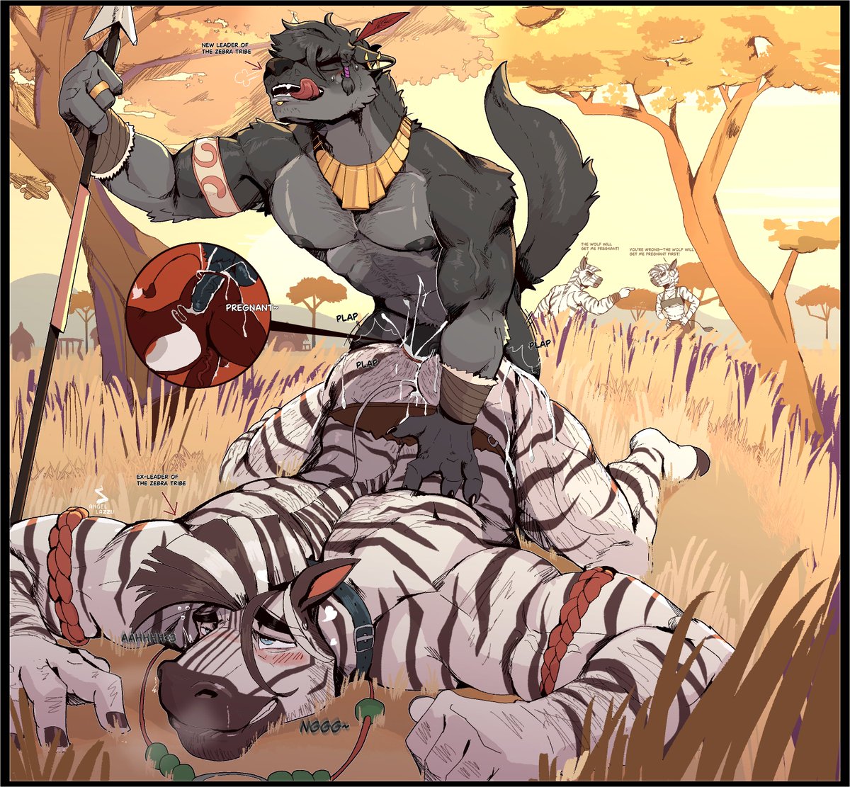 Angel_lazzu's tweet photo. get the village leader pregnant 🦓💦

[CM]: @_Edugta_ https://t.co/AaMKMFZmkb
