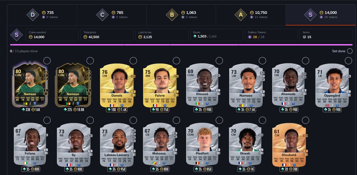 FUT_R9's tweet photo. 🚨 فريق في القاليري لازم تكمّله 🔥 .. 

يعطيك 59 توكن بـ 10 آلاف كوينز فقط 😳

• كمّله وجمع التوكنز على رواق 
• لا تنسى اللايك الجاي أقوى 🫶 https://t.co/BOxrCo6lr0
