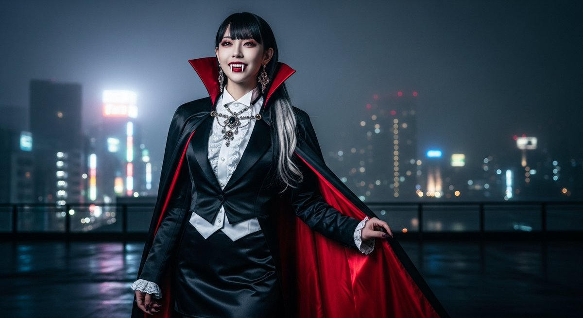 aibeautyvampjp's tweet photo. The fog’s rather thick tonight, isn’t it?
It’s the perfect night for a hunt.🧛‍♀️
#vampire #Flow https://t.co/VnG1wUbUs9