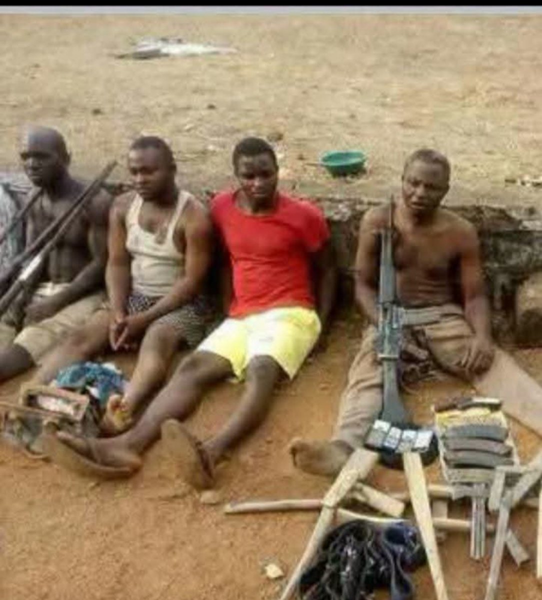ana_herleemerh's tweet photo. While the self-confessed terrorist Reverend Father from Plateau State was traveling to report Nigerian Muslims to Benjamin Satanyahu, his Christian terrorists invaded a Fulani ruga, killing Fulani people and rustling their cattle. They have now been captured by our troops.

May God continue to expose and destroy all those who use the Fulani as a cover for their terrorism to advance their anti-Islamic agenda.