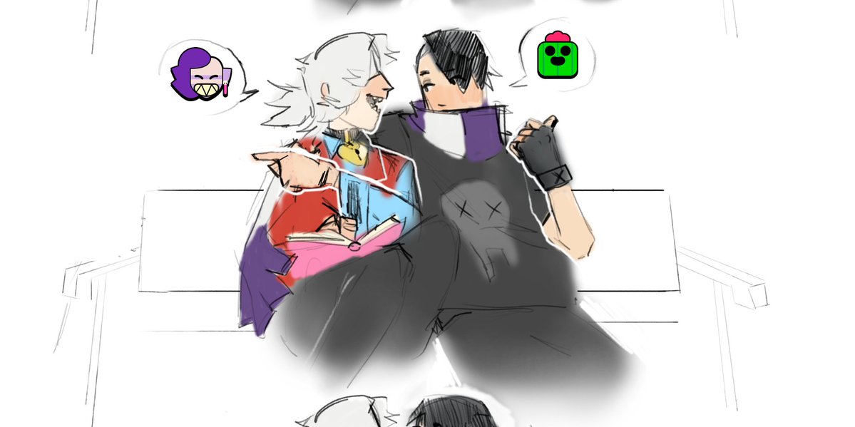 sifirin_'s tweet photo. I love how they both obsession for something

#brawlstars https://t.co/6ldaTXtJlM