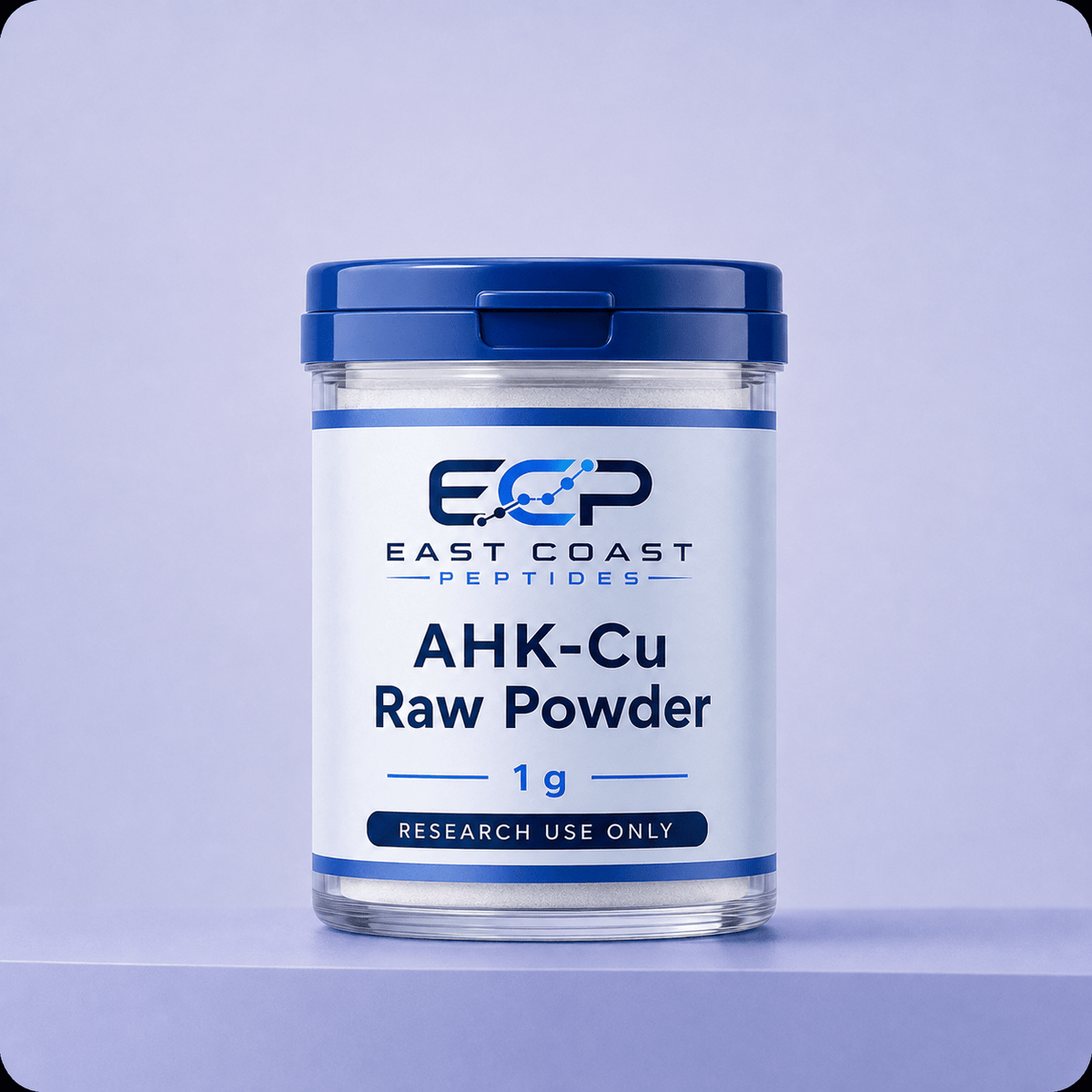 ECPeptides's tweet photo. No grand claims. Just the listing: AHK-Cu (Copper Peptide), 1g raw powder, $65.00.

For research use only. Not for human or animal use.
https://t.co/Ec8ExxEeMT https://t.co/TjJF9L4DpS