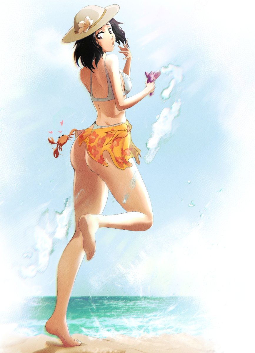 VeeePawoon's tweet photo. hii sorry for disappearing here is a summertime Momo commission I finished lately 

#BLEACH https://t.co/diZHEjjTRZ