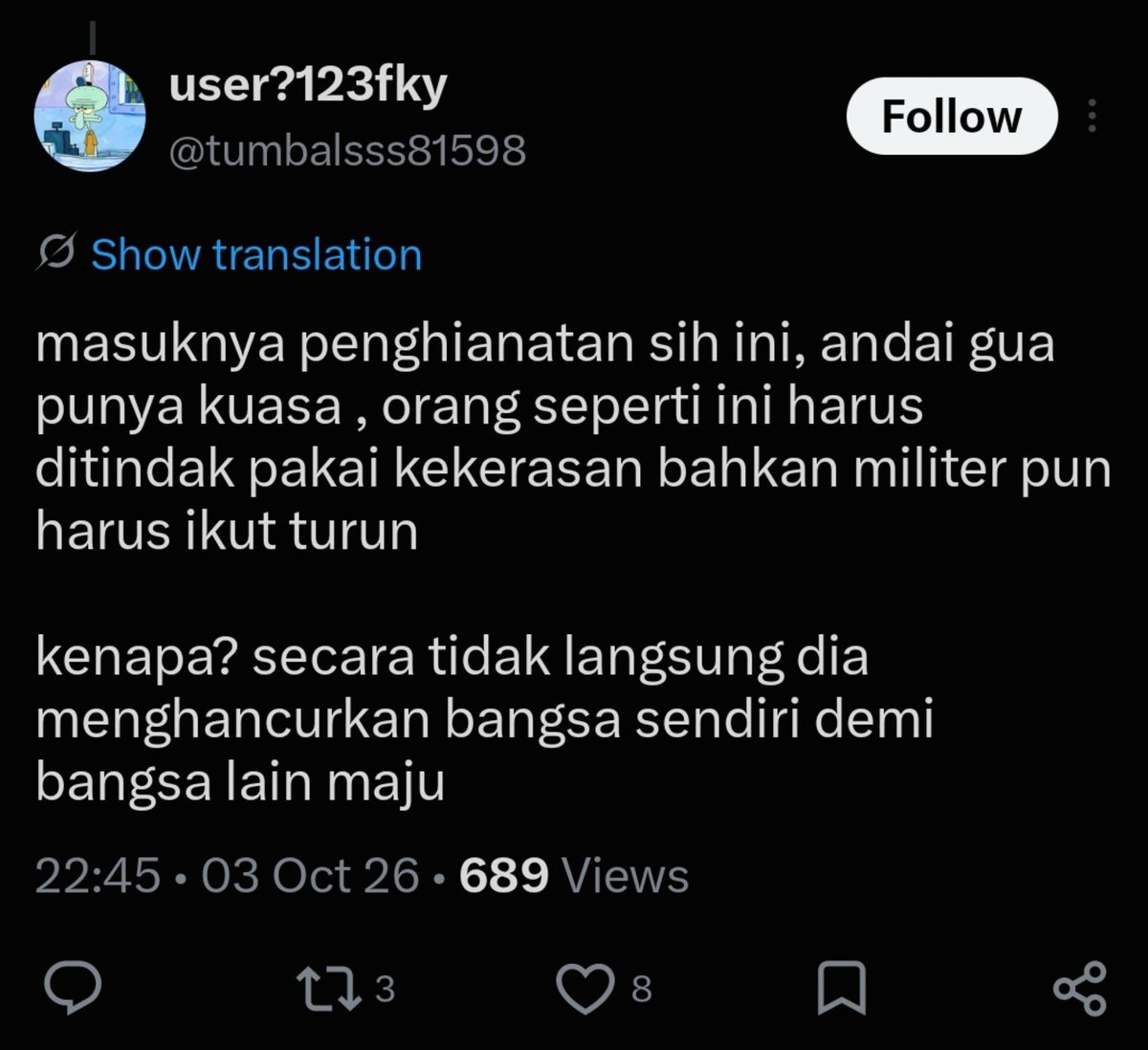 hrtz4sho's tweet photo. list kejanggalan fans kpop:

1. minta militer turun tangan buat ngurusin konflik antar fandom kpop di media sosial
2. bawa-bawa orba &amp; petrus https://t.co/3BbZNRSi39