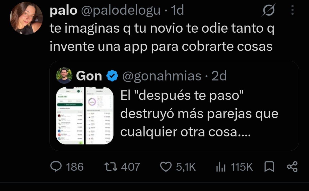 Clonazepamers's tweet photo. Es increíble como las mujeres han luchado por la igualdad rompiendo todos y cada uno de los comportamientos machistas heteropatriarcales opresores pero casualmente cuando le dices de romper el de que el hombre pague todo, se vuelven locas😭

(Usar una app para dividir es loco tb) https://t.co/lJkJMOkem7