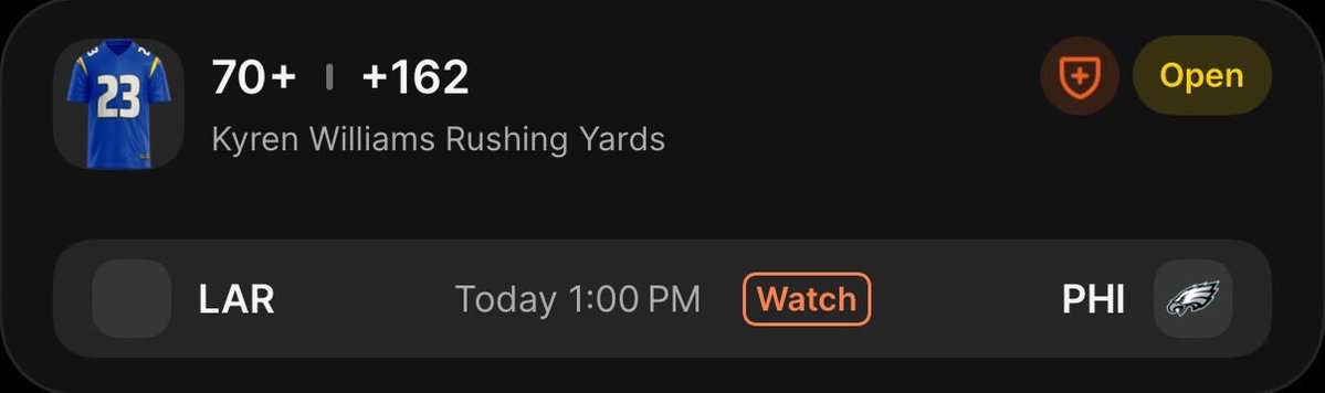 100Guts's tweet photo. I put a full unit on this - absolute conviction in Kyren today.

One game without Baun last year and the eagles surrendered 143 rush yards to the commanders.

Kyren averages 5.9 YPC against the Eagles. 

Game script has me loving Kyren for 14-16 carries today. https://t.co/J9NiVHbwmO