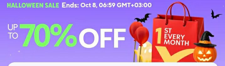 Ali_Express33's tweet photo. 🛑 Offers are still going on, but it will expire soon in 4 days

🛍️ Up to 70% OFF + coupons up to $70!
⏰ Ends Oct 8 at 6:59 AM (GMT+3).

🚨 Tap the link NOW &amp; grab your deals before they’re gone! 👇
https://t.co/dTssItBgGi

#AliExpress #HalloweenSale https://t.co/L8mcvhRhNV