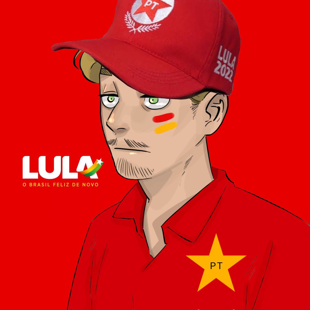 owtraks's tweet photo. Este é Giuseppe. Giuseppe é comunista e não gosta do PT e nem do Lula. Mas Giuseppe entende que o voto tático serve pra derrotar o Flávio Bolsonaro logo no primeiro turno e terminar com tudo mais rápido.
Você, comunista, seja igual ao Giuseppe. 
Dói, eu sei. Mas vamos lá, né... https://t.co/GfBWxqBrg9