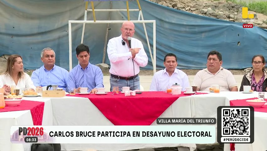 Aderly's tweet photo. 🚨 #LOÚLTIMO | Carlos Bruce califica de “cobarde” al JNE por no definir situación de Rafael López Aliaga: “Que me sancionen si me quieren sancionar” https://t.co/V0u5cACk4V