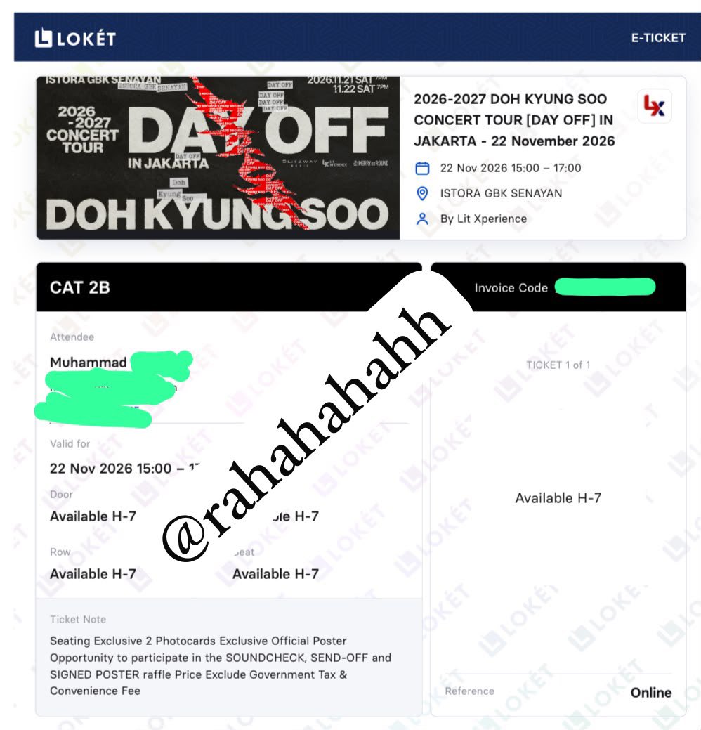 rahahahahh's tweet photo. WTS CAT 2B DAY OFF IN JAKARTA - DOH KYUNGSOO
Setelah discuss sama suamiku, aku jadinya jual CAT 2B guys karna aku apply special needs di konser.

Silahkan DM aku yaa, cod di venue full payment tapi DP dulu 1jt untuk keep tiketnya 🌸 https://t.co/joioRoQjKd