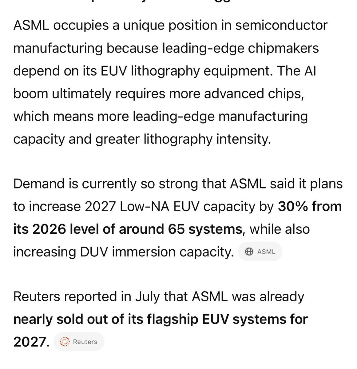 TarekMM100's tweet photo. $ASML
Daily chart. 
Best entry and stop loss is $1580.
$ASML is currently the only company in the world capable of commercially producing EUV lithography systems used for leading-edge semiconductor manufacturing! https://t.co/k1glXCK1op