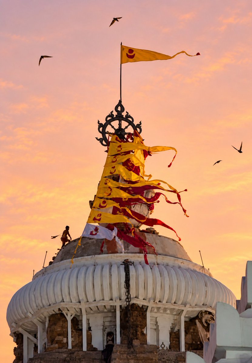 SJD_Puri's tweet photo. ଜୟ ଶ୍ରୀଜଗନ୍ନାଥ 🙏🚩
ଆଜି ଶ୍ରୀ ମନ୍ଦିରରେ ନୀଳଚକ୍ରେ ପତାକା ଲାଗି ଦର୍ଶନ l #Puri
Date:04-10-2026 https://t.co/ueF6v1REWm