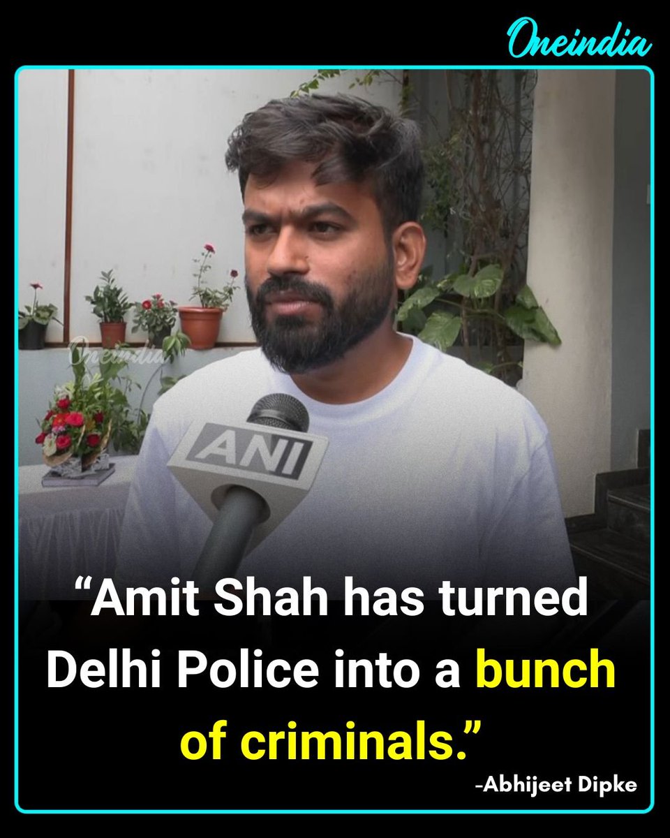 Sanju_Verma_'s tweet photo. This is NOT FoE..this is a brazen attempt to delegitimise #DelhiPolice &amp;action must be taken against him https://t.co/JYfbwyqN37