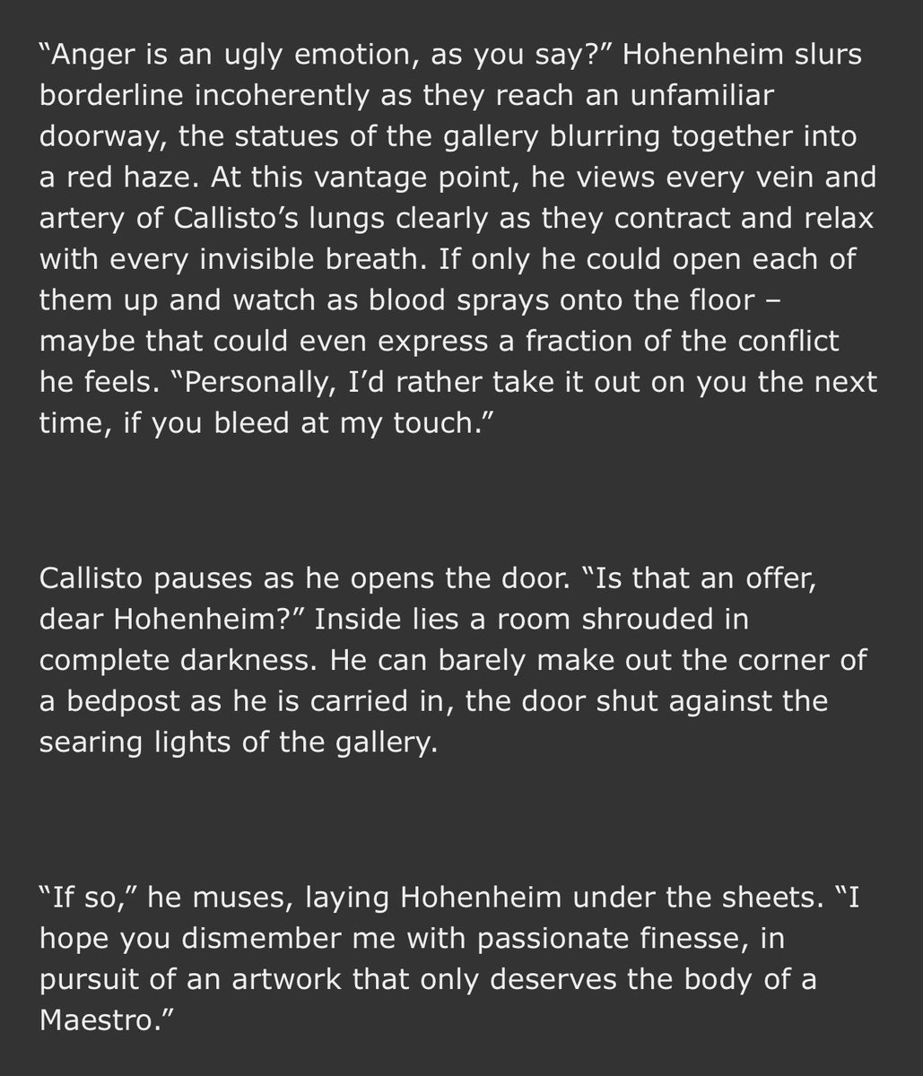 fivveweeks's tweet photo. recommending a good calliheim fic 😋 https://t.co/ibdMOG1VrI