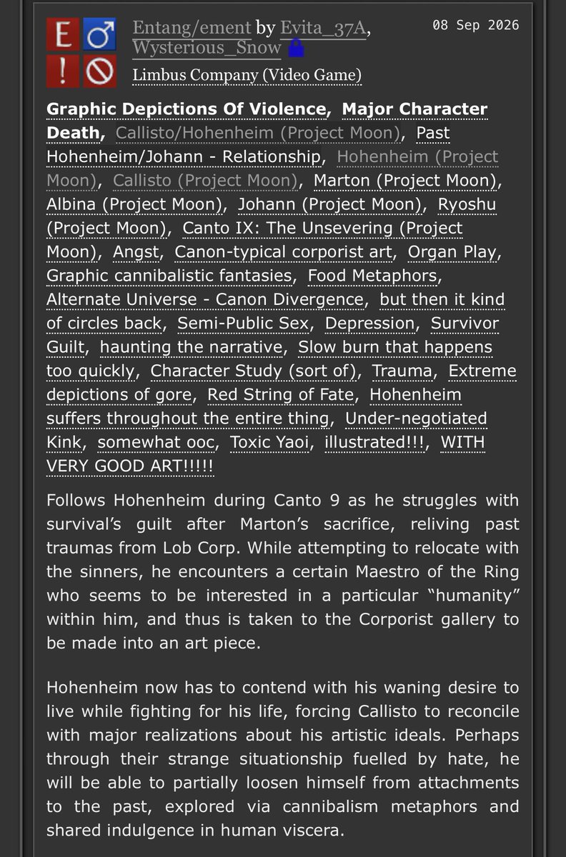 fivveweeks's tweet photo. recommending a good calliheim fic 😋 https://t.co/ibdMOG1VrI