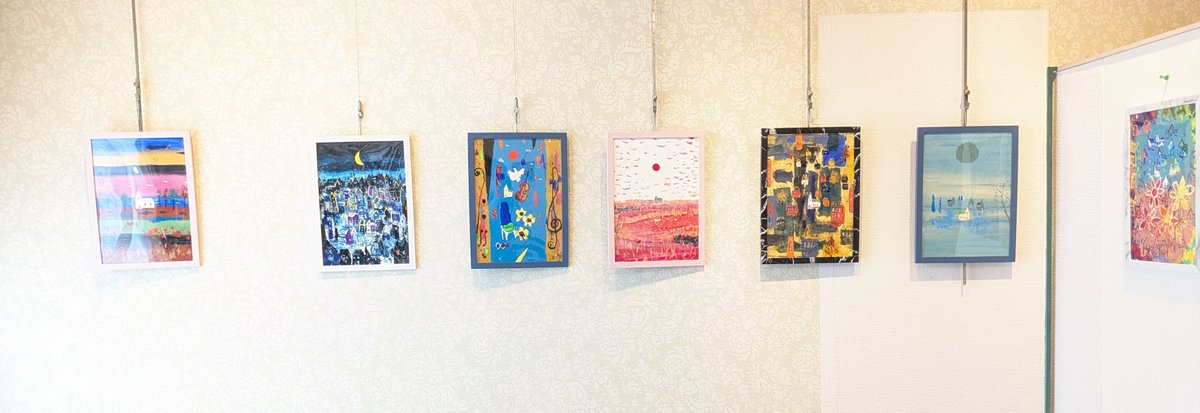 EaQtz6's tweet photo. ＃artwork
＃art 
#絵、
＃心象風景画
＃Gouache
＃paintig

🎨10月の展示会
千葉県野田市にあるギャラリー喫茶コスモス https://t.co/6c5VCtBLL3