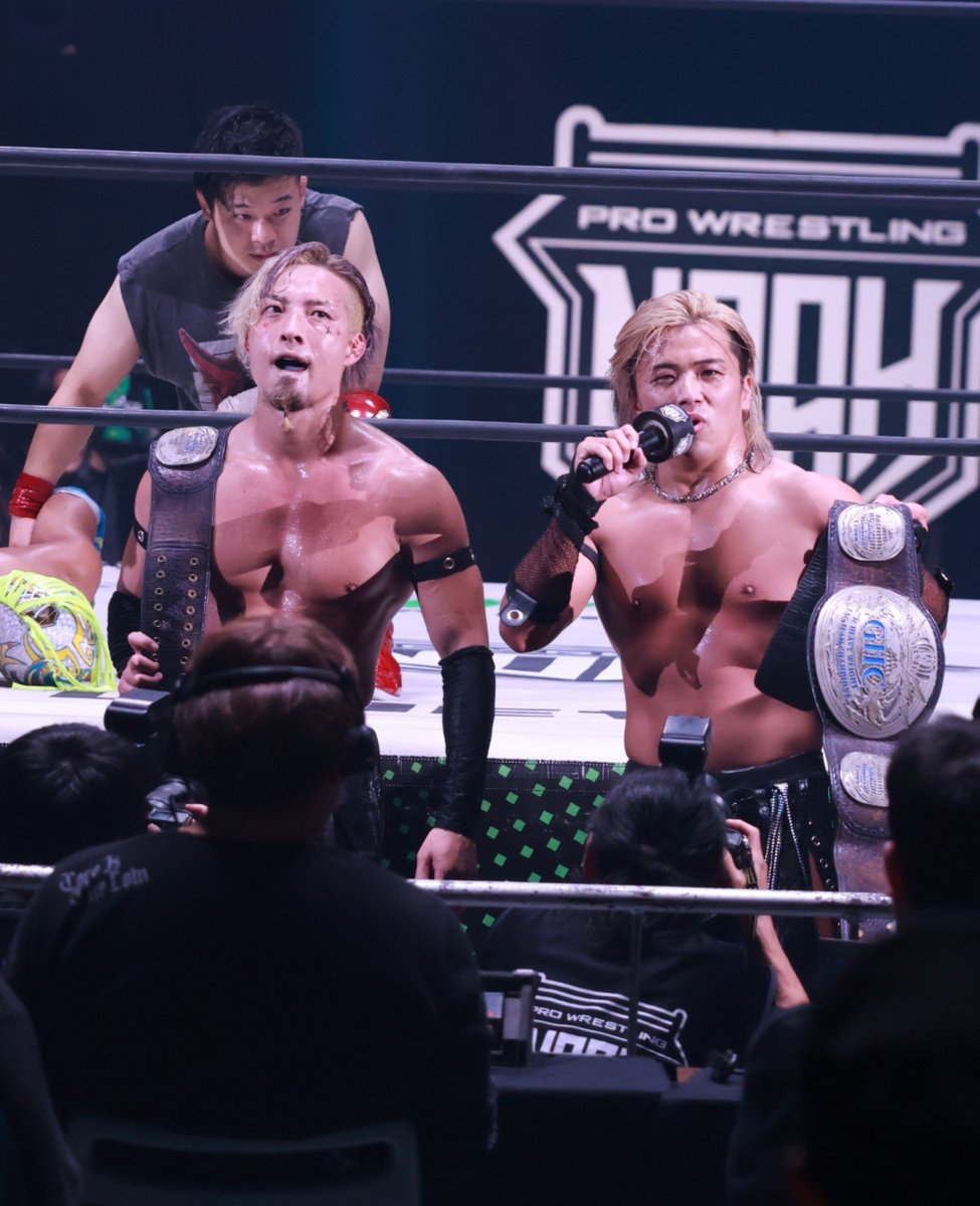 mayayanysys's tweet photo. 2026.10.4代々木第二体育館
YO-HEY選手
政岡純選手
#noah_ghc 
#YOHEY #政岡純 #T2KX https://t.co/wiu8y1Cjej
