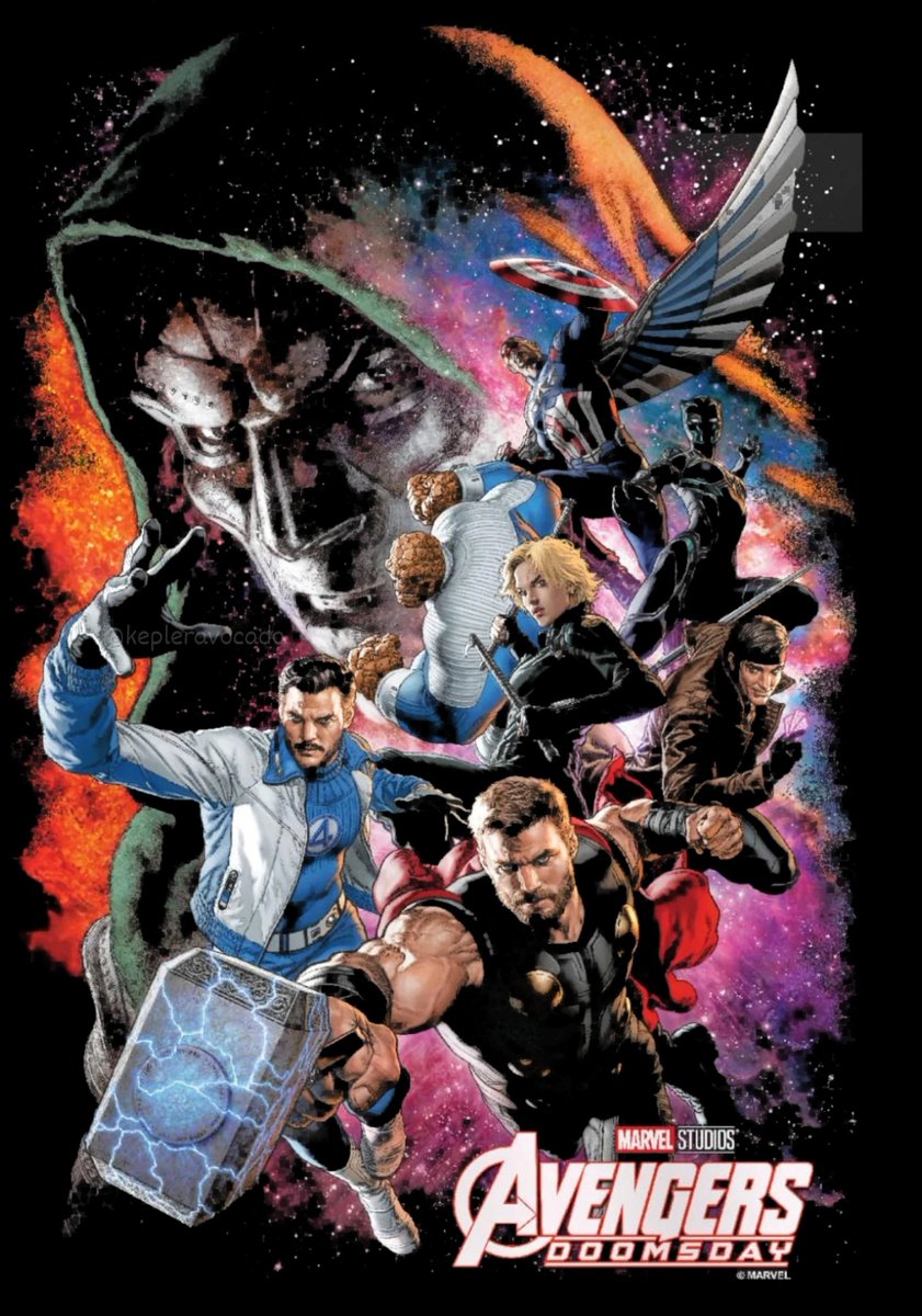 TavernaMarvel's tweet photo. Novas artes promocionais de 'AVENGERS: DOOMSDAY'.

Via: @NexusPointNews / @kepleravocado https://t.co/uTxikHxbXS