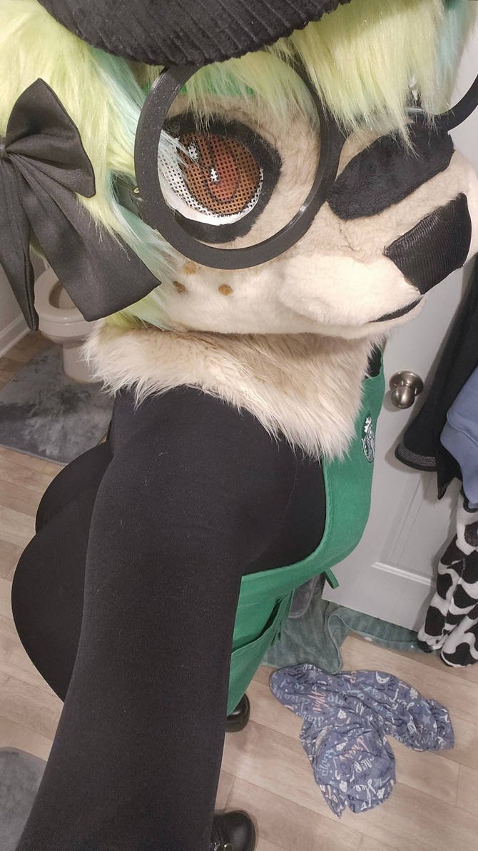 CharlesFinnster's tweet photo. My Girl Iris Trying The Brappy Barist Trend Inspired By (@Golde_Supernova) and Art By The Wonderful @ivoirlynne can you imagine ordering a nice Brappachino with Breast Milk? https://t.co/WiDrMHiih3
