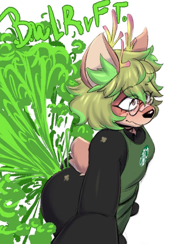 CharlesFinnster's tweet photo. My Girl Iris Trying The Brappy Barist Trend Inspired By (@Golde_Supernova) and Art By The Wonderful @ivoirlynne can you imagine ordering a nice Brappachino with Breast Milk? https://t.co/WiDrMHiih3