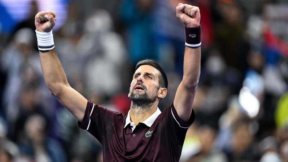 SvenARG's tweet photo. Es el maldito NOVAK DJOKOVIC y nunca va a morir. Respeten (tráiganle otro torneo chino para que no se nos descompense) https://t.co/tQrsbI7Ezj