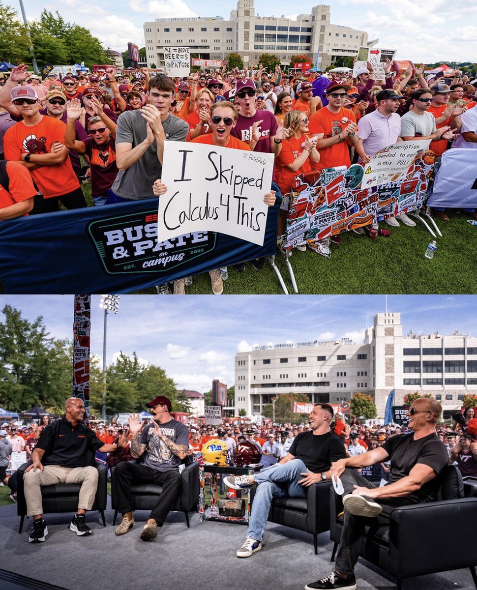 JoshPateCFB's tweet photo. Appreciate everyone in Blacksburg + Starkville

Two elite college towns 🫡🫡🫡 https://t.co/djw5Lf1qoS