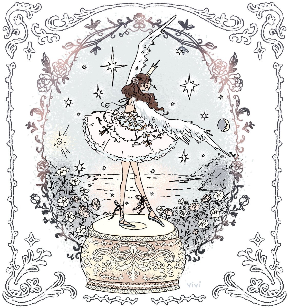 delightfulvivi's tweet photo. odette 🦢🤍 https://t.co/tX0kASsYK4