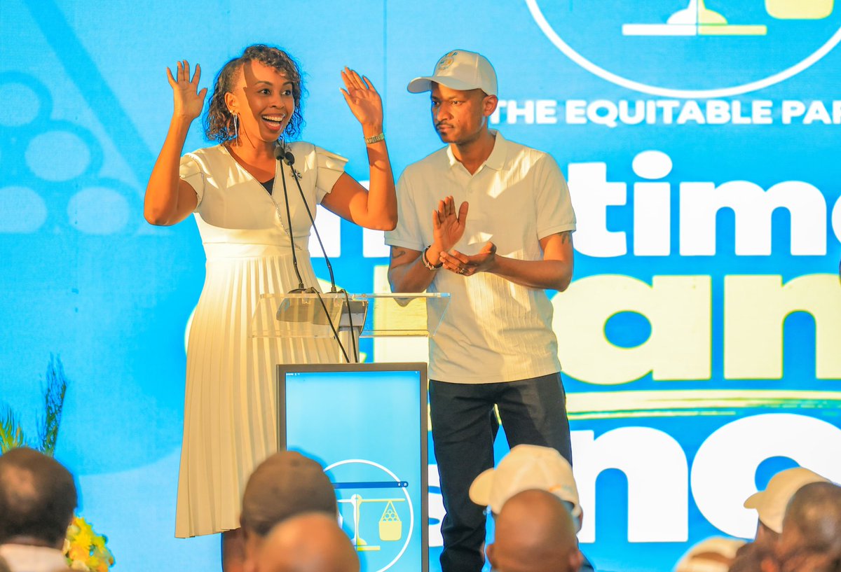 paulinenjoroge's tweet photo. Led by our party leader and the incoming President of the Republic of Kenya, H.E Edwin Sifuna, today we are unveiling our vehicle, The Equitable Party (TEP), which we shall soon rebrand to our name, Linda Mwananchi Movement. 

To register, dial *509#. When selecting our party, dial our code, 100.

#ChamaYaSifuna