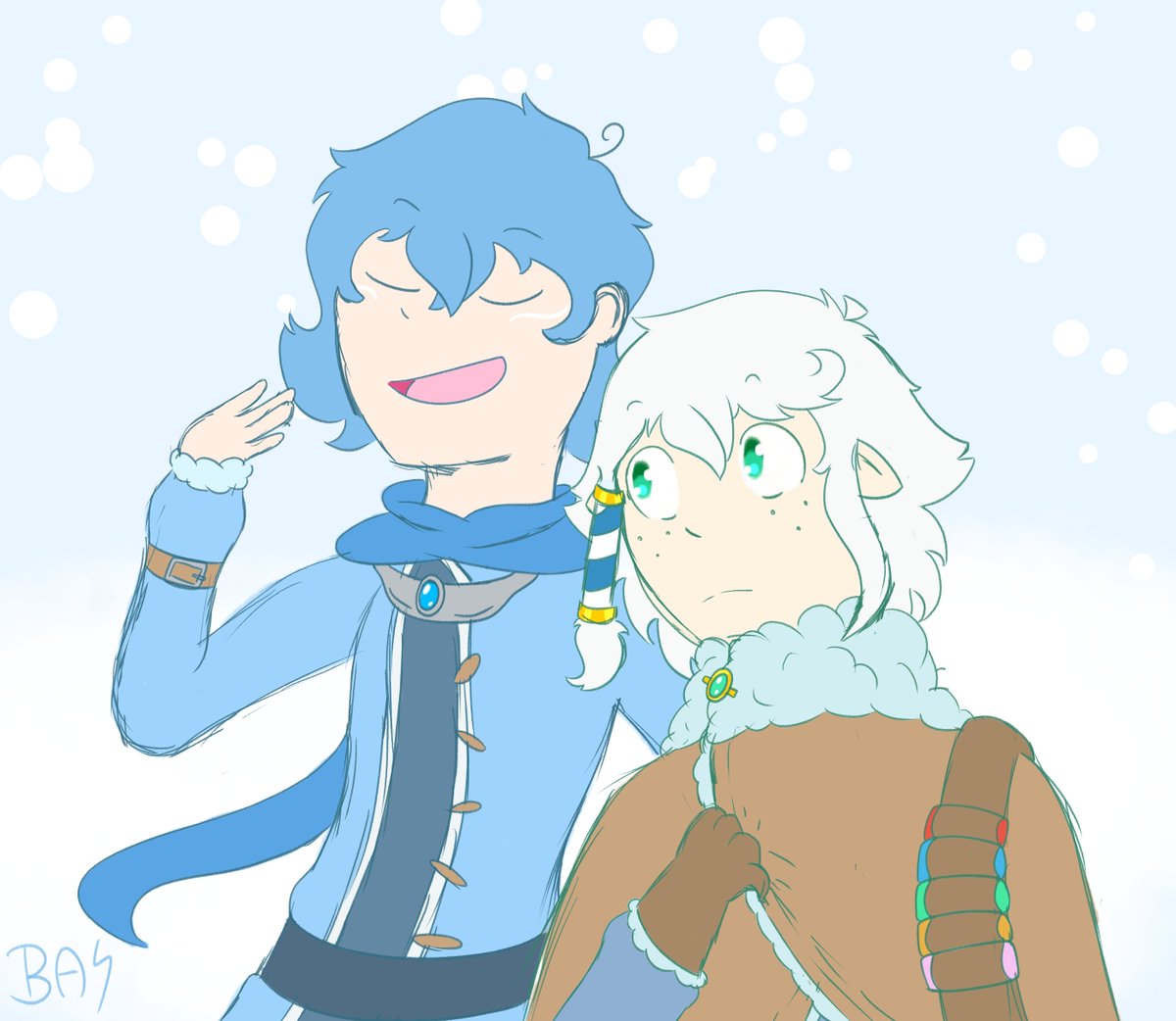 Bl_Amethyst's tweet photo. OCtober day four : winter outfits

They don't have the same definition of winter outfit, and that's okay https://t.co/gNrZq1oWX9
