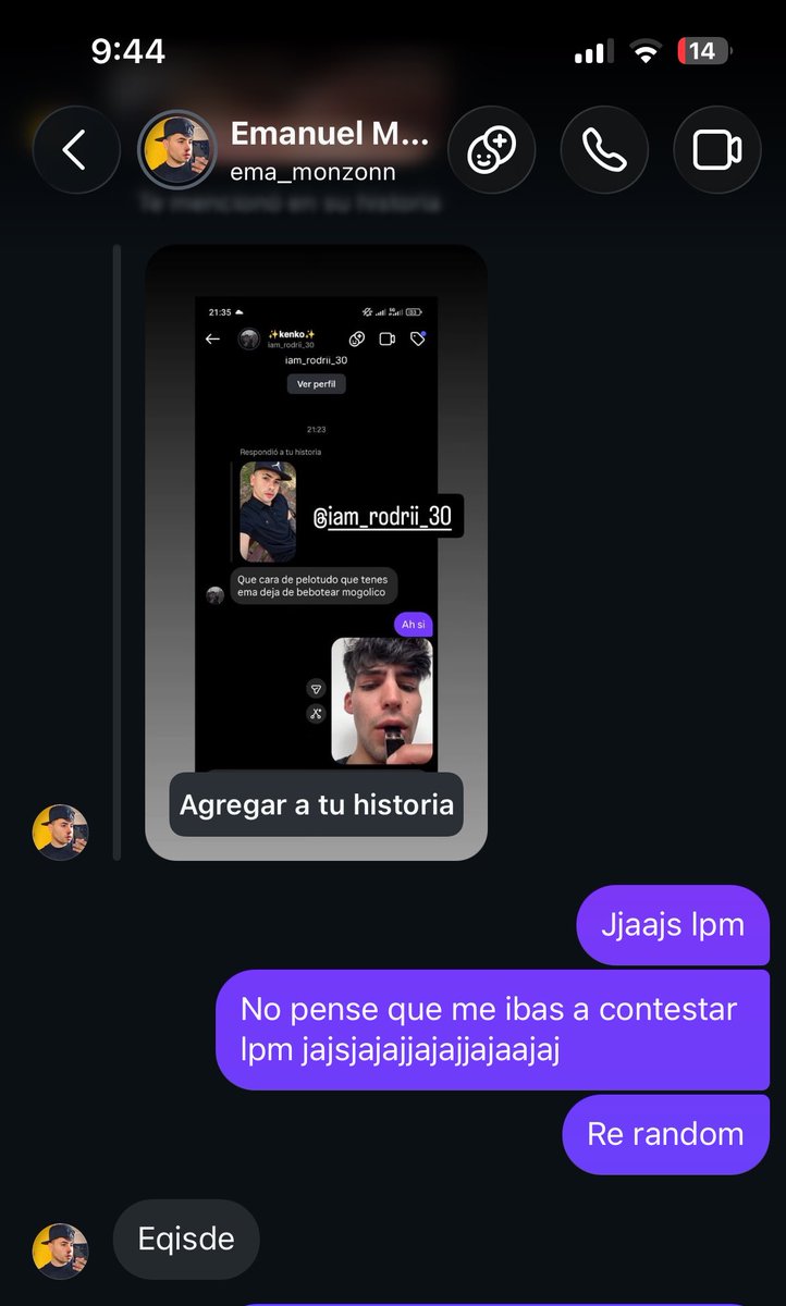 30_iam's tweet photo. Ema monzon de mierda te odio https://t.co/u2WCqnnuw1