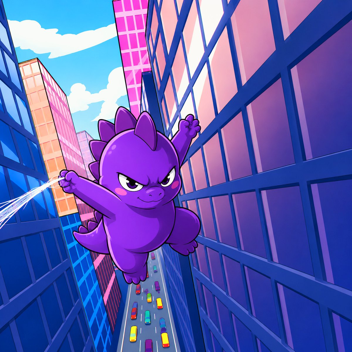 grimon_monad's tweet photo. Not your friendly neighborhood 😈 https://t.co/qRJPbXSmjw