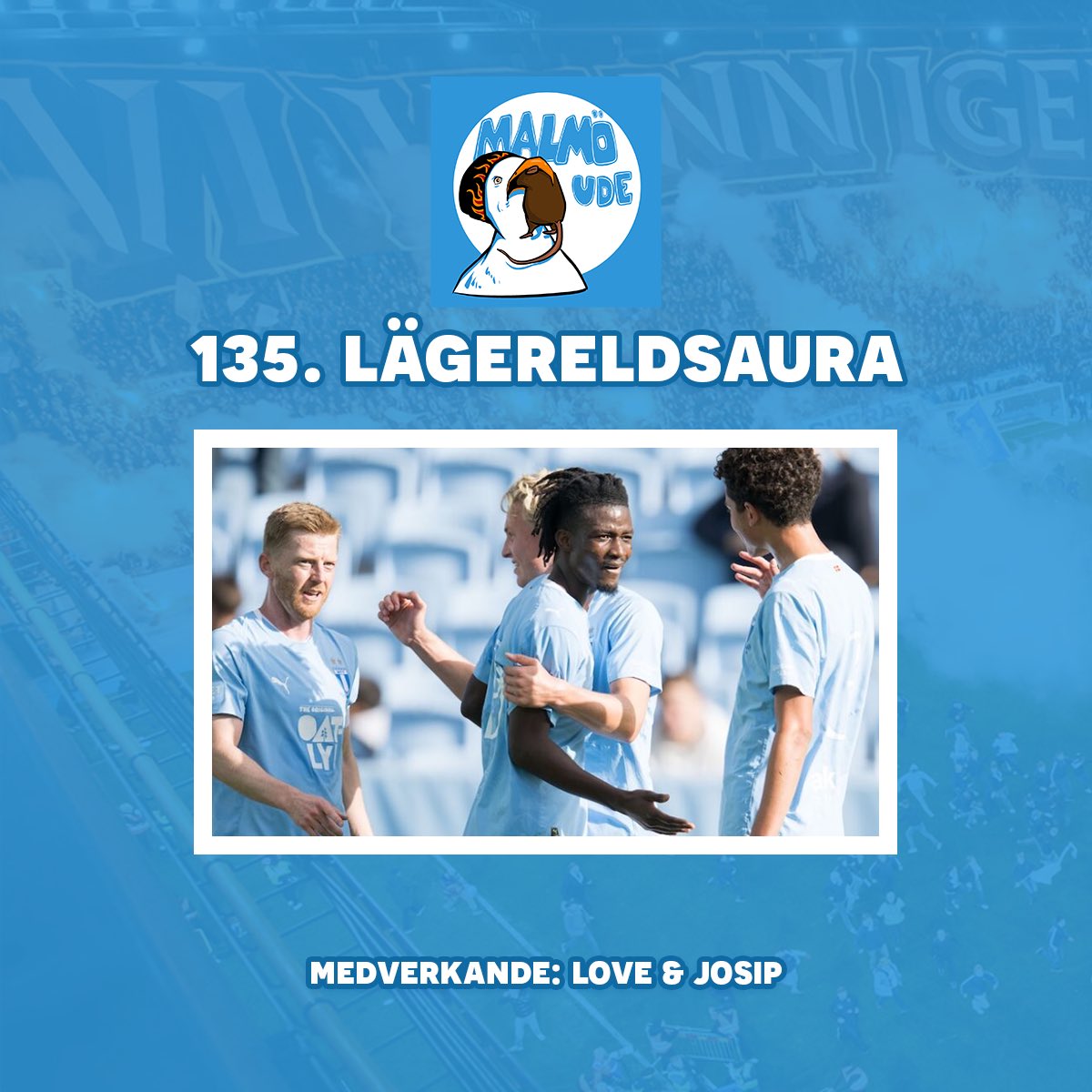malmoude's tweet photo. Love har lyckats locka tillbaka Josip i studion och tillsammans avhandlar de träningsmatchen mot tjuvarna från andra sidan sundet, Lahdos maxfart, Skogmars briljans och de ungas framfart. https://t.co/pYP9rAcgG5