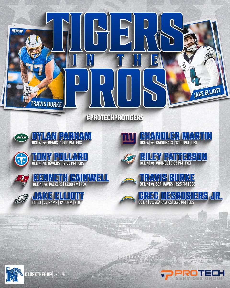 MemphisFB's tweet photo. Memphis Made.

#CloseTheGap | Presented by ProTech Services Group https://t.co/1b9hXMHRFj