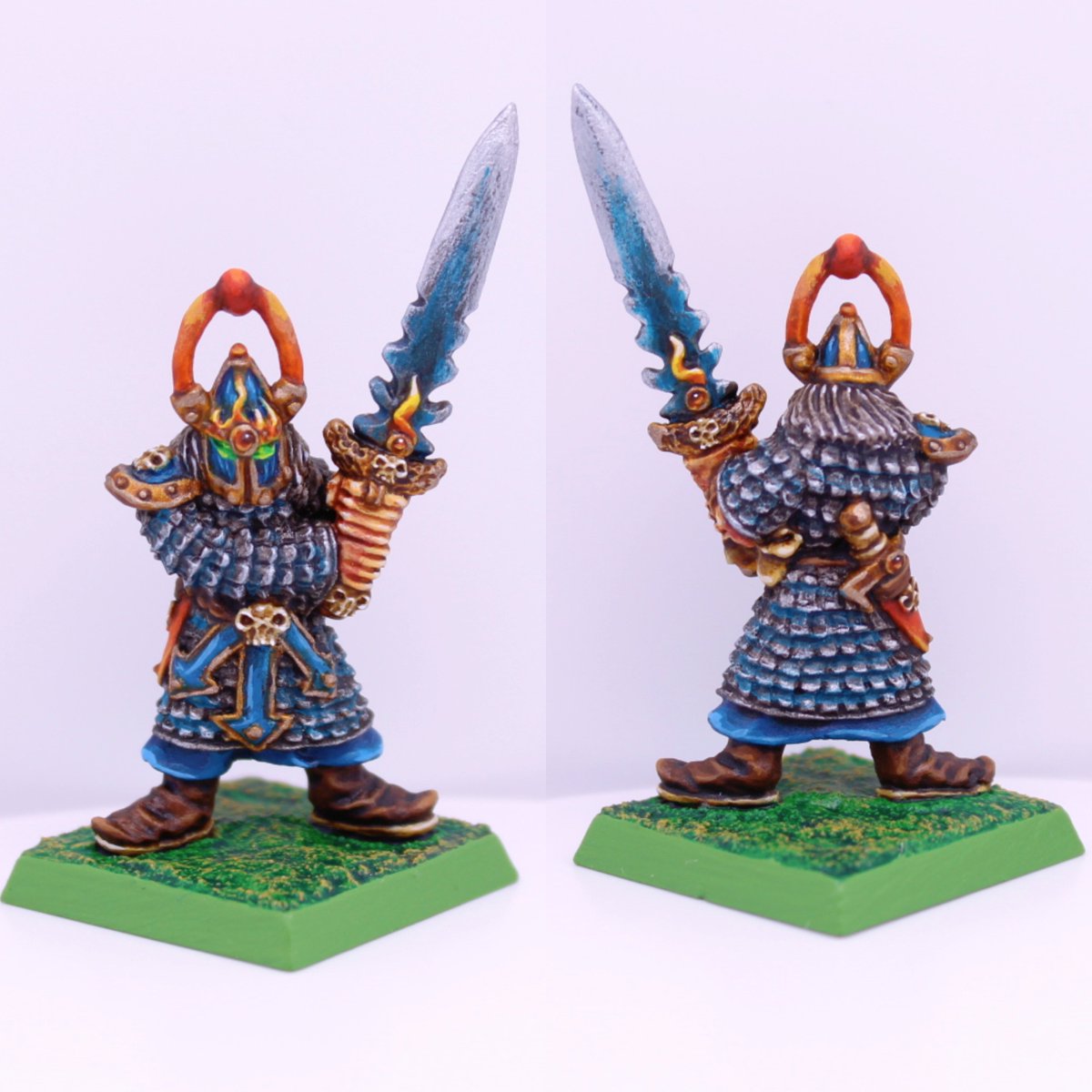 beQuestMinis's tweet photo. Finished  painting my chaotic champion for my Patreon! https://t.co/YG8HSpLk3z

#WarhammerCommunity #warhammer #warhammerfantasy #oldhammer #miniatures #tabletop #greenstuff #mordheim #aos #Wargaming #whfb #realmofchaos #fantasy #grimdark #oldworld #chaos #citadel #ageofsigmar https://t.co/zkJkCfNMOR