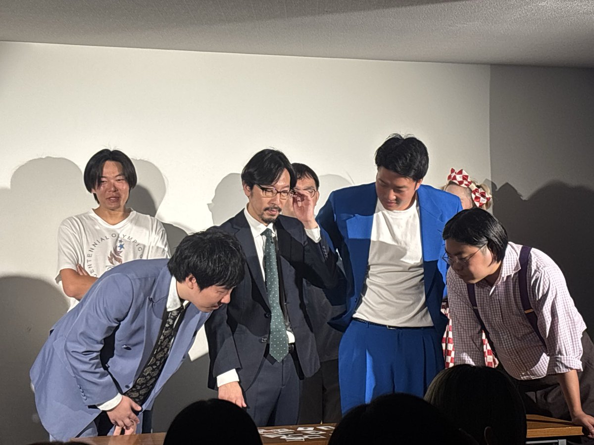 Thankuou393939's tweet photo. ド桜さんと畑・前島ペアの共演再び！
畑さんの真似をするかつやまさんと、
全員に責められる前島さんが最高でした
ありがとう、ポテトカレッジさん✨

畑・前島ペア出囃子:かけめぐる青春
#BINBO https://t.co/zyz85M5Bib