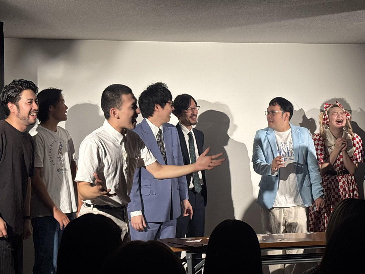 Thankuou393939's tweet photo. ド桜さんと畑・前島ペアの共演再び！
畑さんの真似をするかつやまさんと、
全員に責められる前島さんが最高でした
ありがとう、ポテトカレッジさん✨

畑・前島ペア出囃子:かけめぐる青春
#BINBO https://t.co/zyz85M5Bib