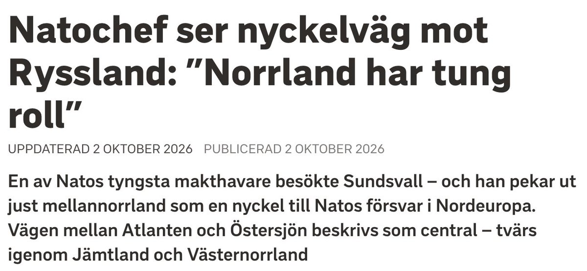 AnnaSegerstedt's tweet photo. Nato ser Sverige som en nyckelväg mot Ryssland och Palantirs VD har köpt en enormt stor svensk landmassa några mil bort från nyckelvägen. 

HALLÅ! De planerar krig mot Ryssland. 

Ska vi bara finna oss i det här? Vad tänker alla med? Om inte nu, när ska vi säga ifrån? https://t.co/B802sspvug