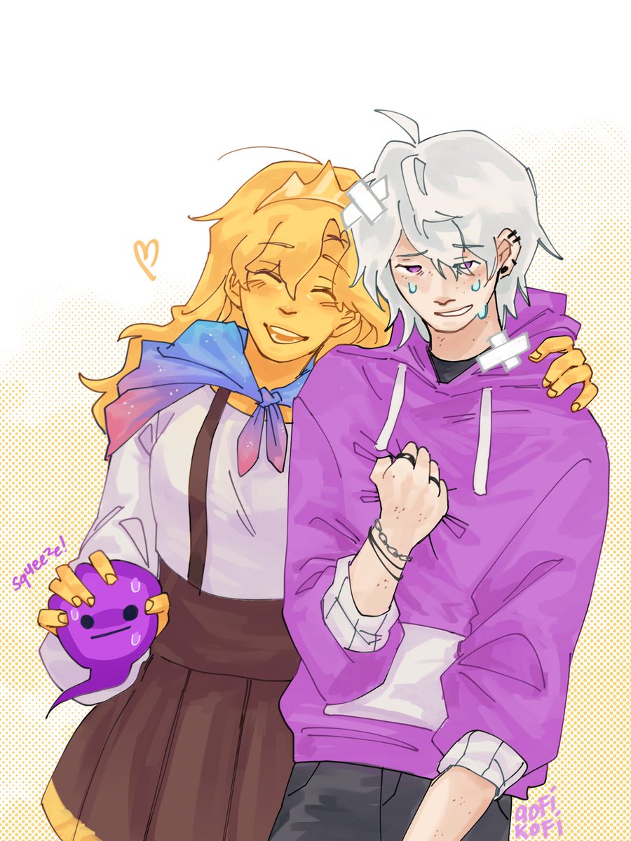 aofikofi's tweet photo. #tormentduo: dont help him, hes exactly where he wants to be she swearsss.. 

#princezam #microghost #soulsmp https://t.co/mKgkgPJ0KW
