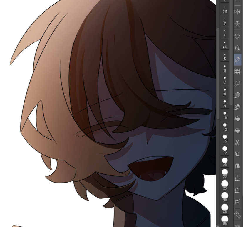 Loki_kn's tweet photo. 光と影をつけると意外と変わりますね！

#今日の研究記録 #絵描きさんと繋がりたい https://t.co/tRdPgVXVwk
