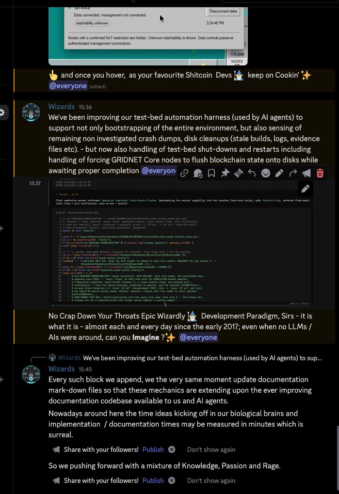 gridnetproject's tweet photo. Make sure to follow our Discord Live-Development channel with updates, well... every few minutes is not unusual. Almost each and every day since the early 2017 as YouTube LIVE streams keep on rolling ✨ https://t.co/AH53HZoIML