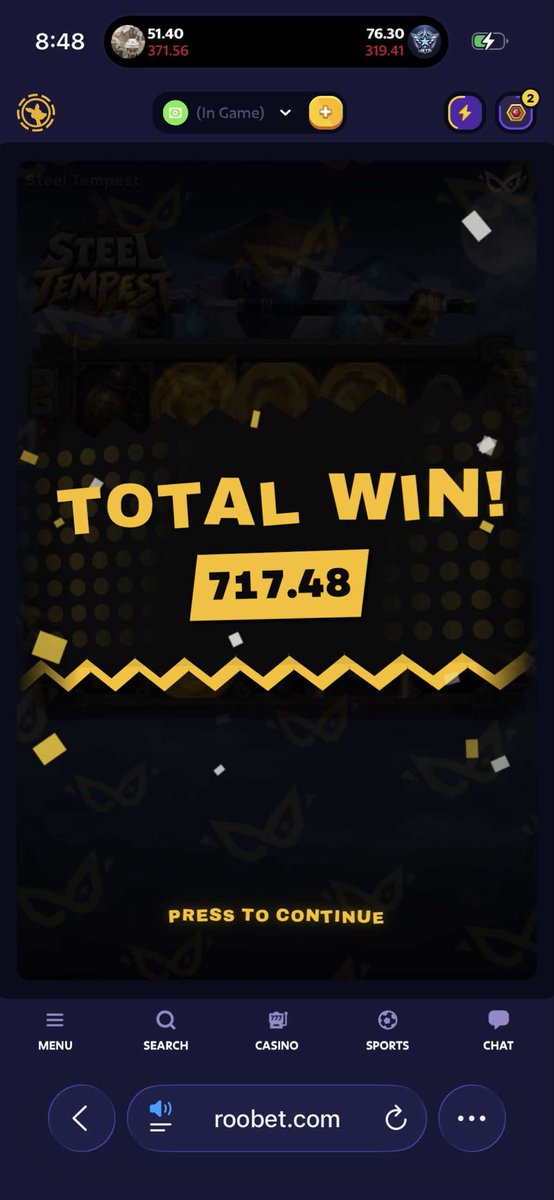 weekndonkick's tweet photo. Saw @Yassuo doubling wins of some random Indian so lemme join in.

The other day spun into a 5 scat on @infinitylabs_gg Steel tempest. Kinda mid for a spun in 5 scat could my goat Moe Yassuo double my win I had on a slot based on him on his @Roobet code 

Roo: Weekday 🥀🦧 https://t.co/xK3s3Rwlyz