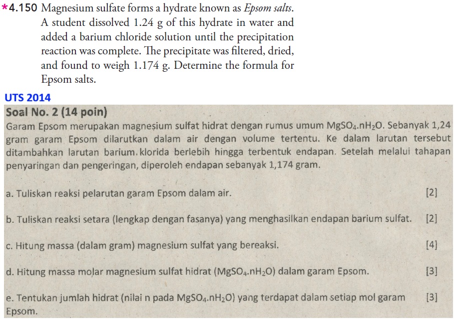 Dipanegara2's tweet photo. @ganesaspace Textbook dicoba juga,nder
kadang soal ujian diambil dari textbook (gambar 1&amp;2)

Tipe soal stoikiometri yg hampir tiap tahun ditanya:
campuran (gambar 3&amp;4)
Tinggal hitungan stoikionya mau ke tipe soal berkaitan massa, larutan (molaritas), redoks atau ke gas https://t.co/i7ykMFRtTD