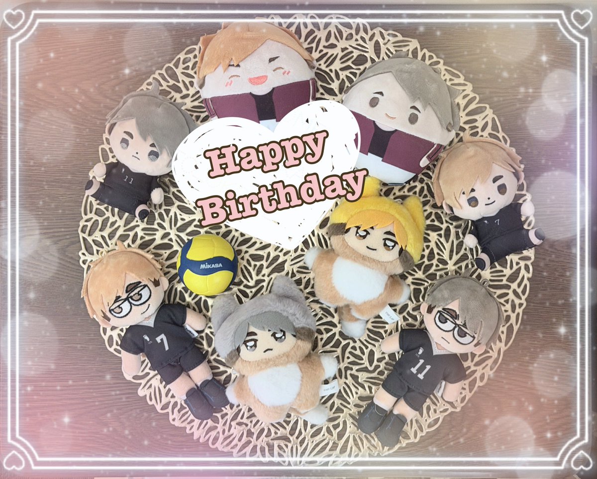 okane_to_okome's tweet photo. 💛🩶ʜᴀᴘᴘʏ ʙɪʀᴛʜᴅᴀʏ🩶💛

本当に本当におめでとう！

#宮兄弟誕生祭2026
#宮侑誕生祭2026 
#宮治誕生祭2026 https://t.co/WkeX0Jpnum