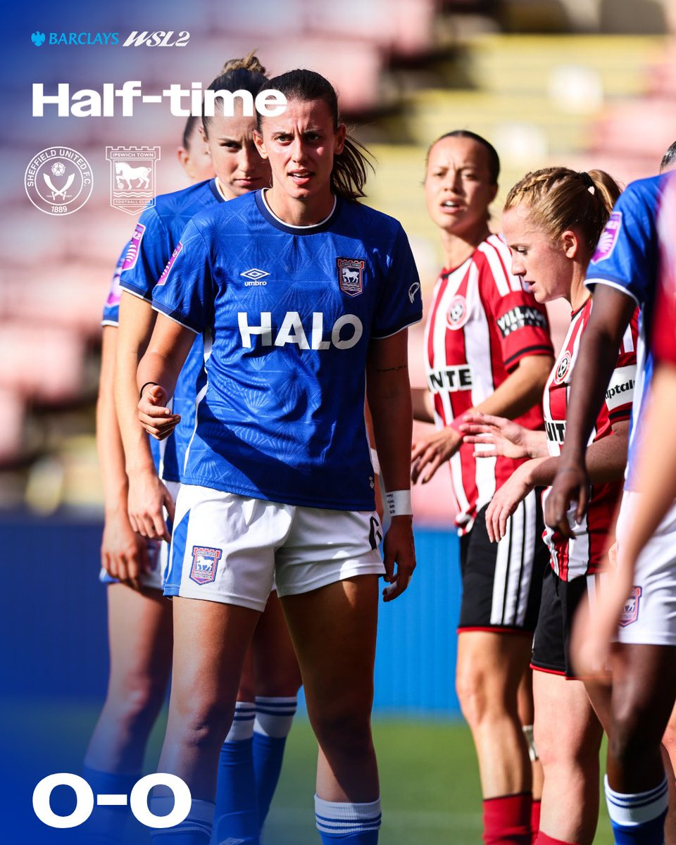 ITFCWomen's tweet photo. Goalless at the break. 🔒 https://t.co/VNcdK6lo89